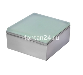 Встраиваемый LED-светильник (теплый белый), 12-24V DC, 100х100 мм, IP67